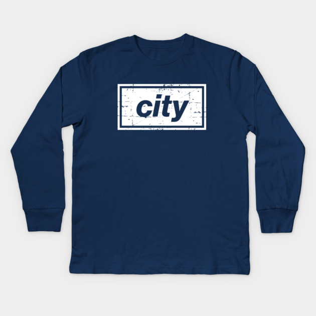 The White City Football Indie Music Manchester Kids Long Sleeve T-Shirt by Butter Creative