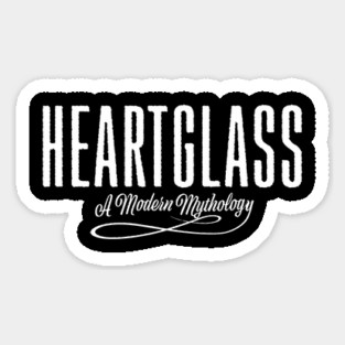 Heartglass (for dark materials) Sticker