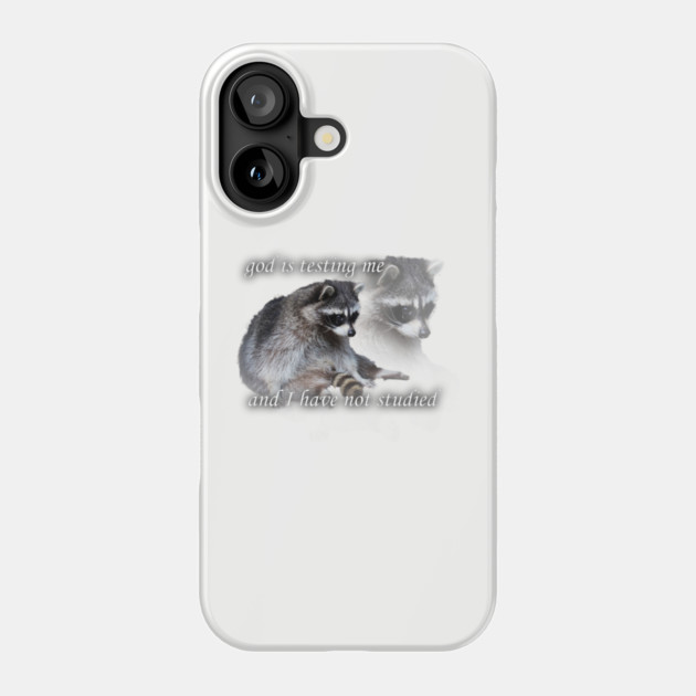 god is testing me Phone Case by snazzyseagull