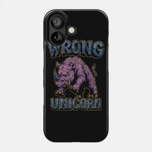 Angry Pink Rhino Phone Case