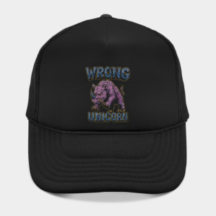 Angry Pink Rhino Hat