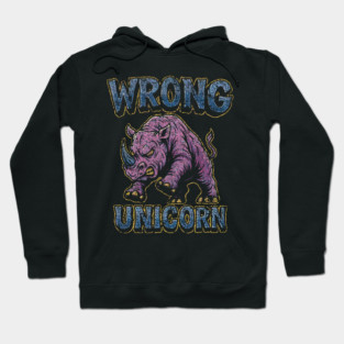 Angry Pink Rhino Hoodie
