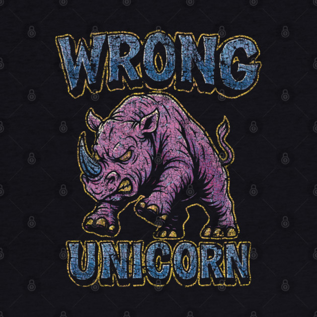 Angry Pink Rhino by Wrongteeshirt