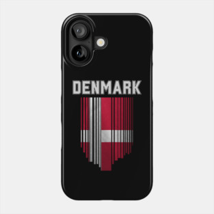 Denmark flag, danish flag Phone Case