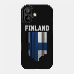 Finland flag, finnish flag Phone Case