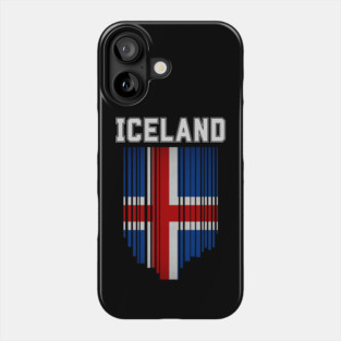 Iceland flag, icelandic flag Phone Case