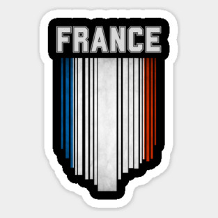 France flag, french flag Sticker