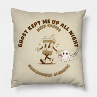 TRANSPARENT GHOST COFFEE Pillow