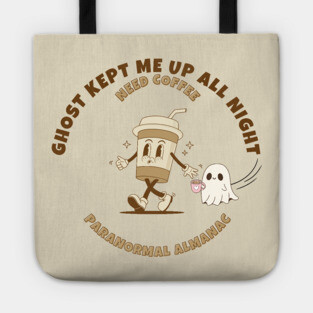 TRANSPARENT GHOST COFFEE Tote