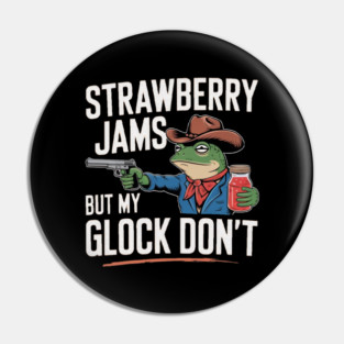 Inappropriate humor frog Pin