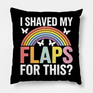 Inappropriate humor sarcasm Pillow