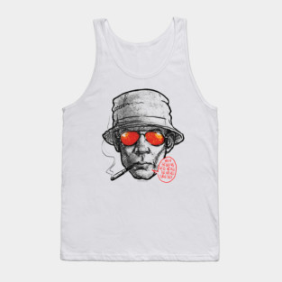 Hunter S Thompson, Gonzo, Raoul Duke Tank Top