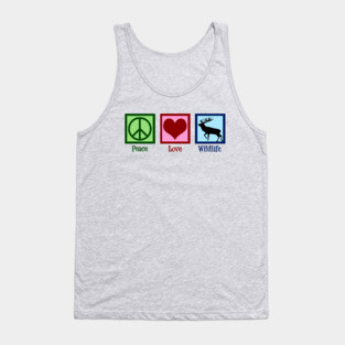 Peace Love Wildlife Tank Top
