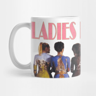 Psychedelic Ladies in Pink Body Paint Mug