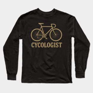 Retro-Cycologist-Vintage-Cycling Long Sleeve T-Shirt