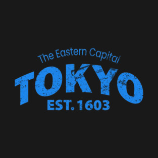 Tokyo Japan grunge texture design T-Shirt