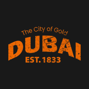 Dubai ,Uae grunge texture design T-Shirt