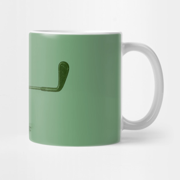 Green Alligator Golfer Illustration – Funny Wildlife Golfer Design by DonWillisJrArt