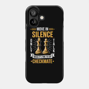 Funny Chessboard Chess Piece Inspiration Support Phone Case