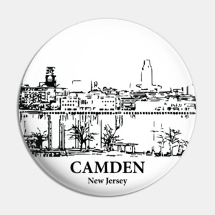 Camden - New Jersey Pin