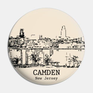 Camden - New Jersey Pin