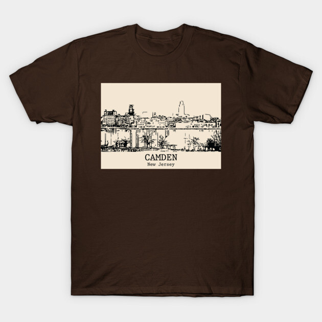 Camden - New Jersey T-Shirt by Lakeric