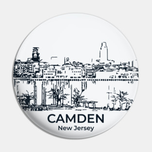 Camden - New Jersey Pin