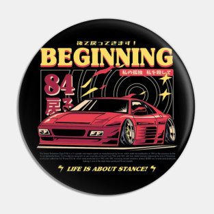 Ferrari Testarossa 84 StreetWear Pin