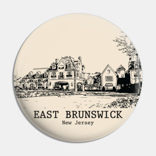 East Brunswick - New Jersey Pin