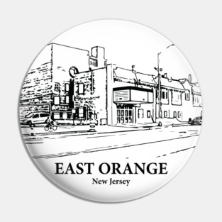 East Orange - New Jersey Pin