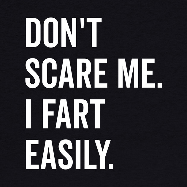 Don’t Scare Me I Fart Easily by Frank Ring