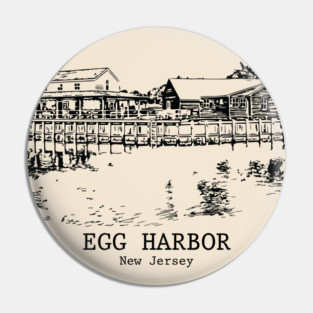 Egg Harbor - New Jersey Pin