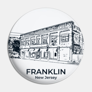 Franklin - New Jersey Pin
