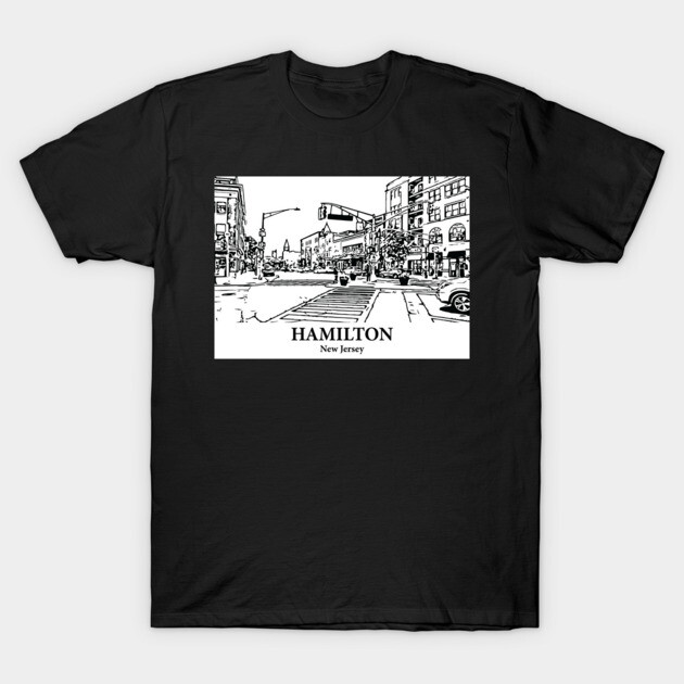 Hamilton - New Jersey T-Shirt by Lakeric