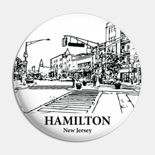 Hamilton - New Jersey Pin