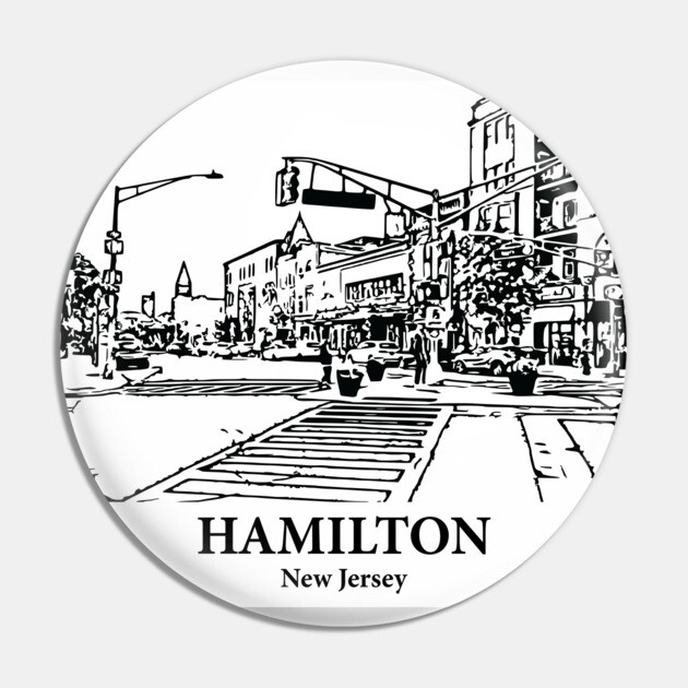 Hamilton - New Jersey Pin by Lakeric