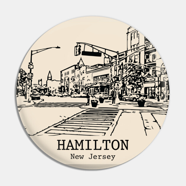 Hamilton - New Jersey Pin by Lakeric