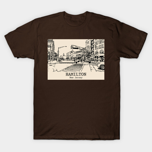 Hamilton - New Jersey T-Shirt by Lakeric