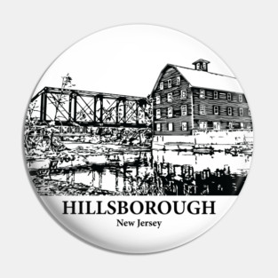 Hillsborough - New Jersey Pin