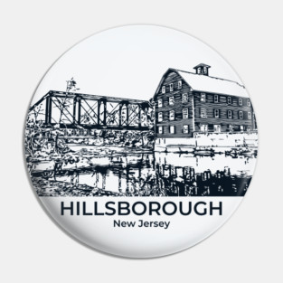 Hillsborough - New Jersey Pin
