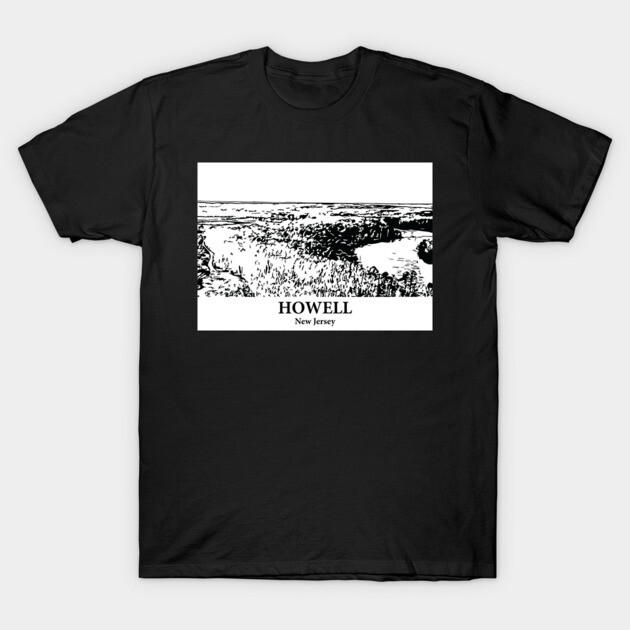 Howell - New Jersey T-Shirt by Lakeric