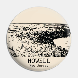 Howell - New Jersey Pin