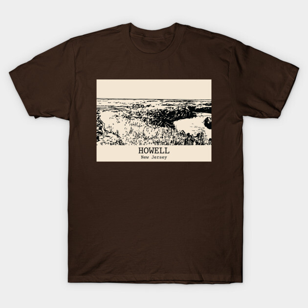 Howell - New Jersey T-Shirt by Lakeric