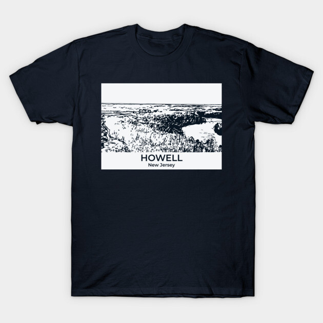 Howell - New Jersey T-Shirt by Lakeric