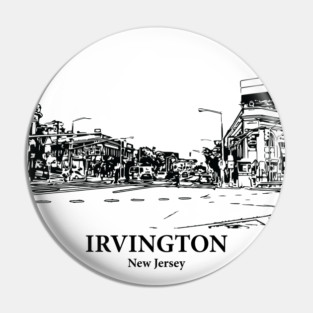 Irvington - New Jersey Pin