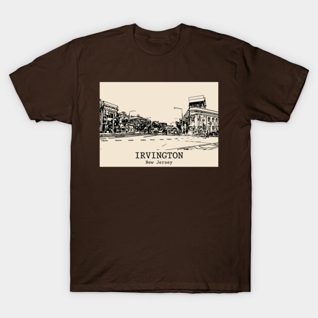 Irvington - New Jersey T-Shirt by Lakeric