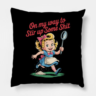 Adult Humor For Girl Women Pillow