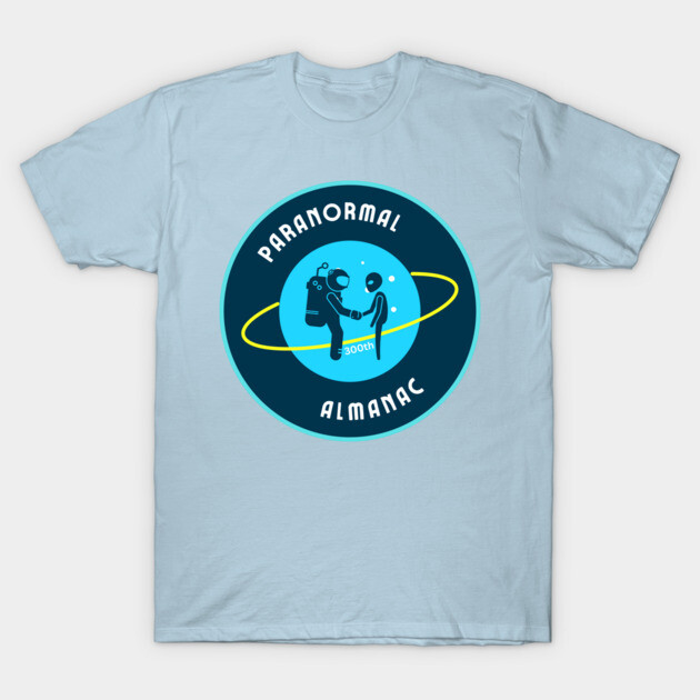 space 300th T-Shirt by Paranormal Almanac
