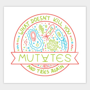 What Doesn't Kill You Mutates And Tries Again II by Tobe Fonseca Sticker