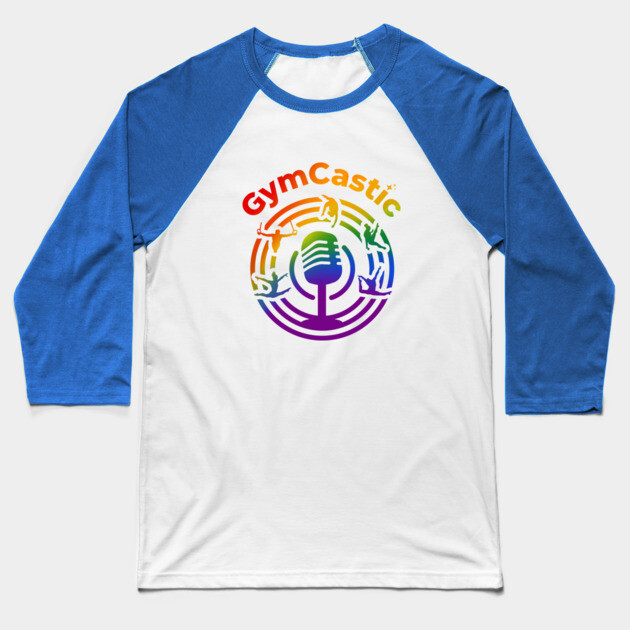GymCastic Pride Logo (2025) Baseball T-Shirt by GymCastic